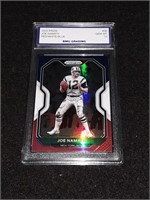 Red/White/Blue Joe Namath 2020 Prizm GEM MT 10