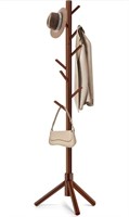 Freestanding Coat Rack with 8 Hooks