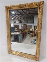 Ornate Wood Frame Mirror