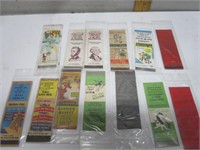 MATCHBOOK COVERS