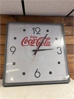 Large Coca-Cola Clock