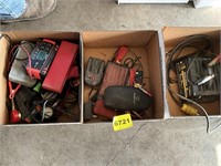 Boxes, Battery Charger, OHM Meters & Misc.