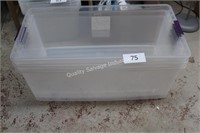 3- plastic bins no lids (large)