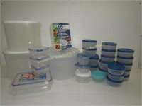 Blue & White Storage Containers