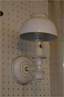 Vintage Metal Wall Electric Plug in  Lamp