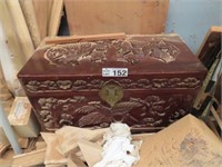 Ornate Solid Timber Chest