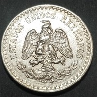 1919 MEXICO 1 PESO KEY DATE 80% Ag MS Masterpiece