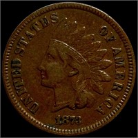1873 Indian Head Penny LIGHT CIRC