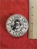 LUMP OF COAL TIN BY BRISTOL WARE - COAL INCLUDED