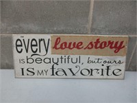 8c20 Every Love Story Wall Decor