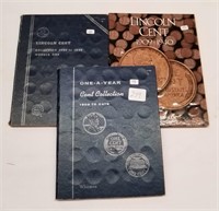 3 Books of Lincoln Cents (199 Pieces)