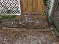 Wrought Iron Decorative Garden Fence