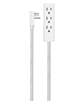 Insignia™ - 12' 3-Outlet Extension Cable - White