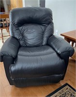 Leather lazy-boy recliner