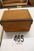 Wooden Box with Metal Bar Closure(R1)