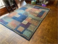 Blue & Green Abstract Rug