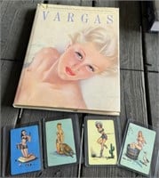 Vargas Pin Up Book & Collector Cards