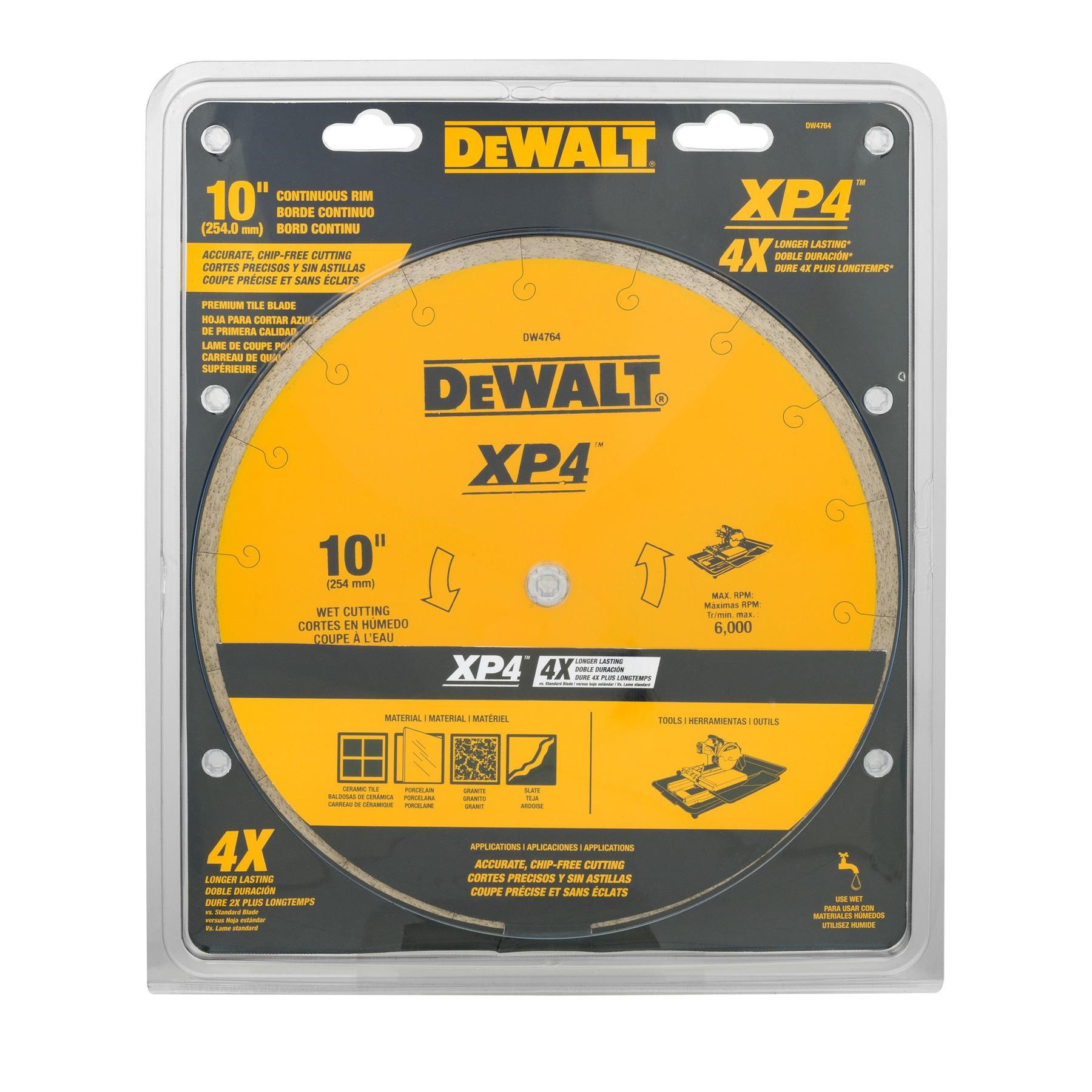DEWALT XP4 10 in. X 1/16 in. Premium Wet Diamond B