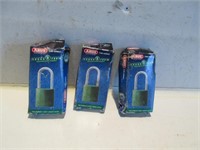 LOT 3 NEW ABUS LOCKS- NEW DAMAGED PACKAGE