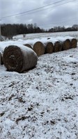 Round bales 1 st cut hay