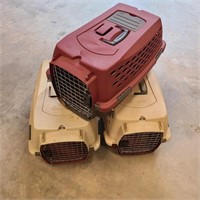 Lot of 3 Small Pet Carriers