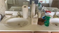 All contents on sink