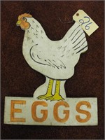Wooden Eggs Sign