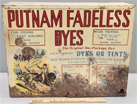 Putnam Fadeless Dyes Advertising Store Cabinet