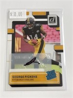 GEORGE PICKENS AUTOGRAPHED ROOKIE DONRUSS