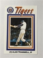 1988 Topps Kroger Pepsi #3 Alan Trammell