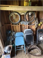 Shed with Miscellaneous Items