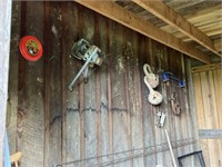 Shed with Miscellaneous Equipment and Tools