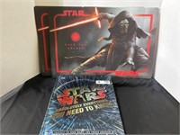 Star Wars- 2 place mats, 1 book Star Wars,