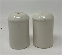Stoneware Columnar Salt & Pepper Shakers