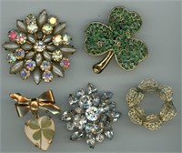 Lot of 5 Broach Pins