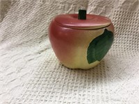 5" Apple Candy Dish with Lid
