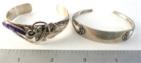 2 Sterling Silver Bracelets