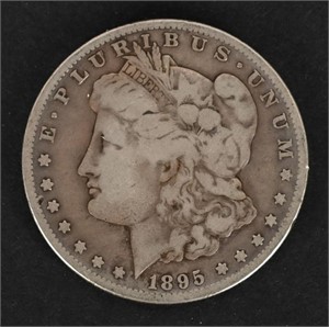 1895-S MORGAN SILVER DOLLAR
