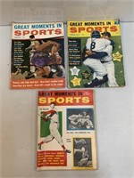 Vtg Great Moments in Sports Magazines