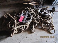 2 - well pulleys & rope