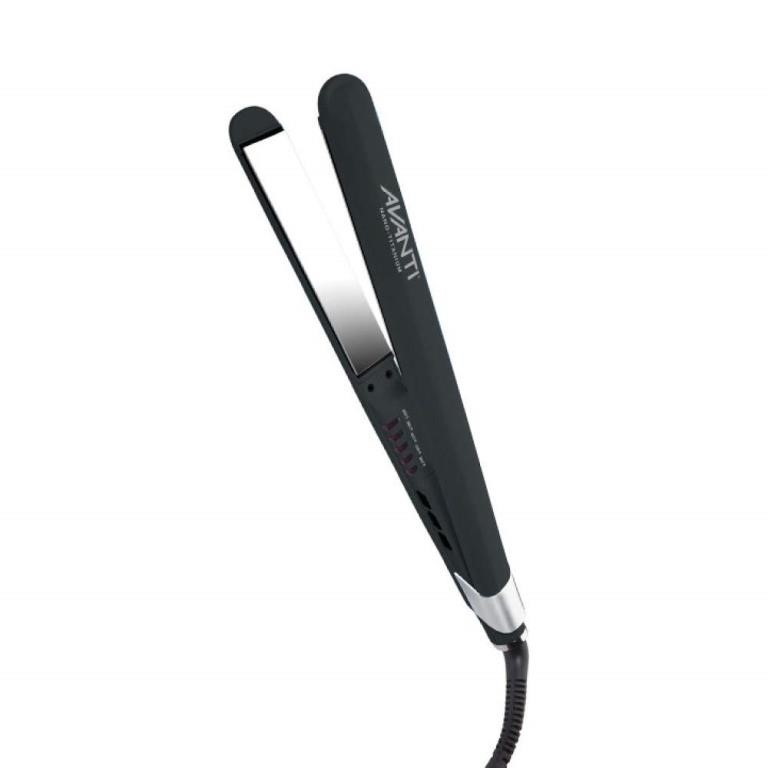 Avanti Titanium 1 inch Flat Iron with Matte Rounde