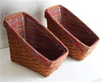 Longaberger Baskets set of 2