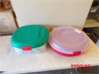 2 CHRISTMAS CONTAINERS