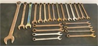 (23) Assorted Combo Wrenches