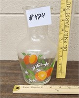 Vintage orange juice pitcher