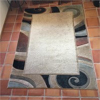 Contemporary Sculptured Rug Needs Cleaning 87"x63"