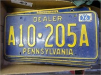 Penn Dealer license plates