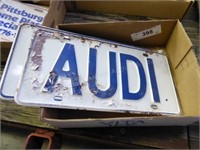 Audi - Porsche license plates
