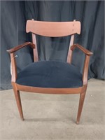 DREXEL SOLID WALNUT MID CENTURY MODERN ARMCHAIR