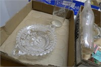Antique glass dish Prince of Wales Wedding - March